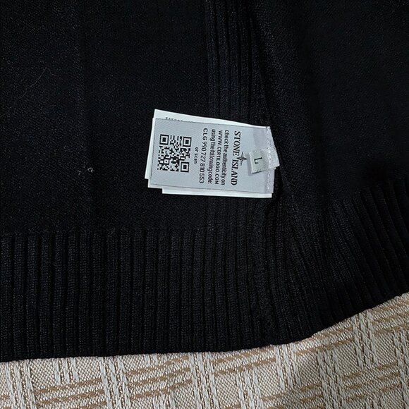 Stone Island Black Knit Cardigan - Picture 7 of 10
